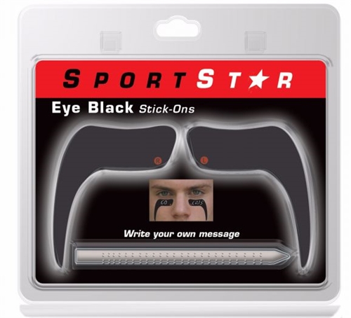 SportStar Warrior Eye Black with Marker - Sort